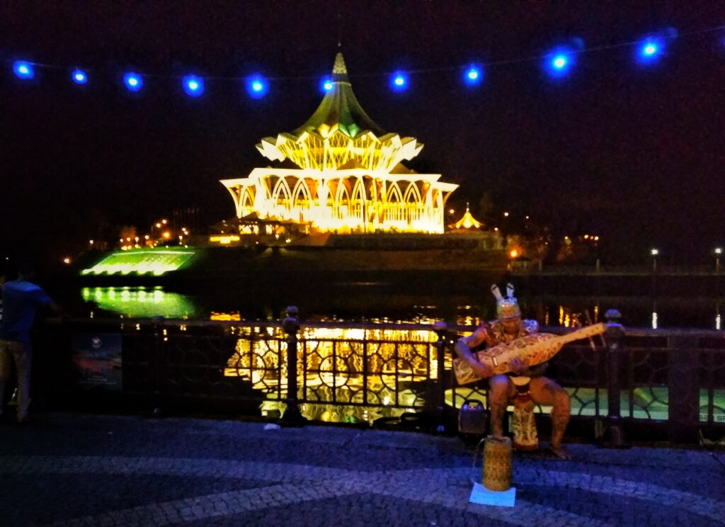 Kuching Bridge Waterfront Malaysia