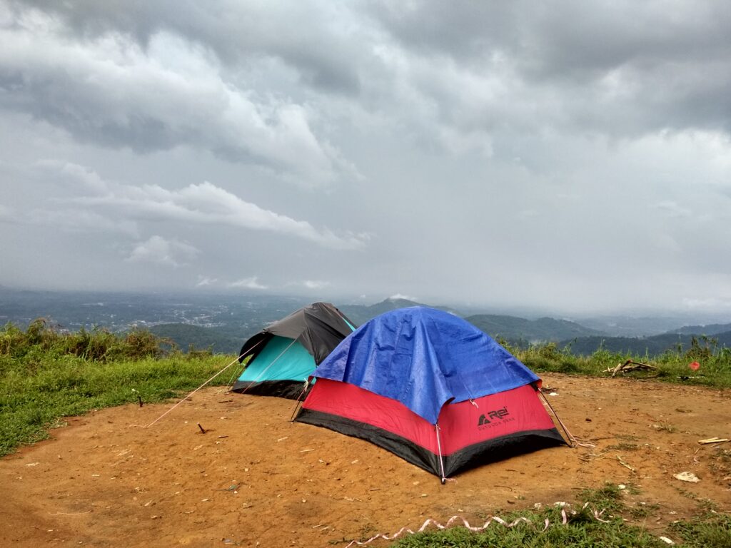 Tenda di Bukit Jamur Bengkayang Kalimantan Barat