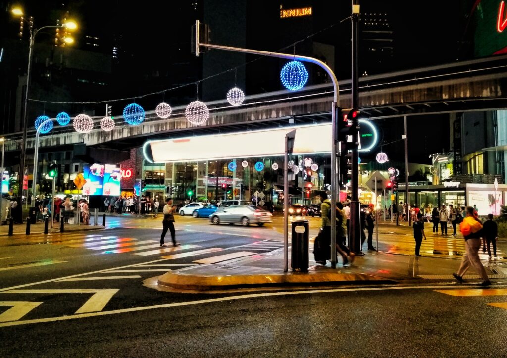 Bukit Bintang Kuala Lumpur at night vibes