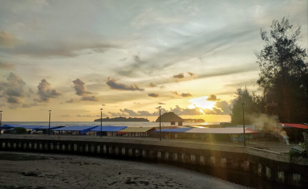 Padang beach sunset