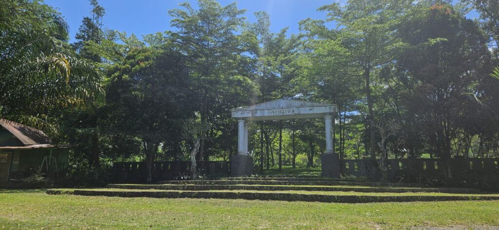 Historic Dutch colonial architecture at De Karanganyar coffee plantation, Blitar