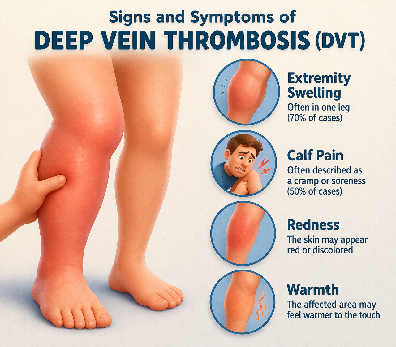llustration of DVT risk during long-haul flight due to prolonged sitting