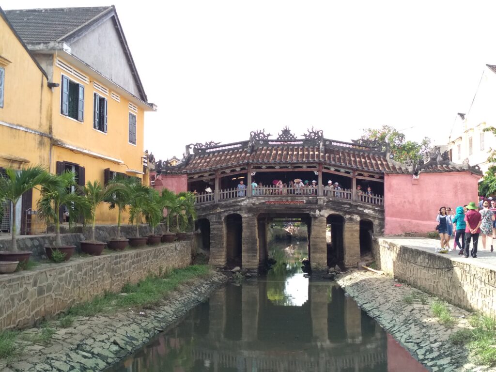 Chua Cau Japanese Bridge historic landmark in Hoi An