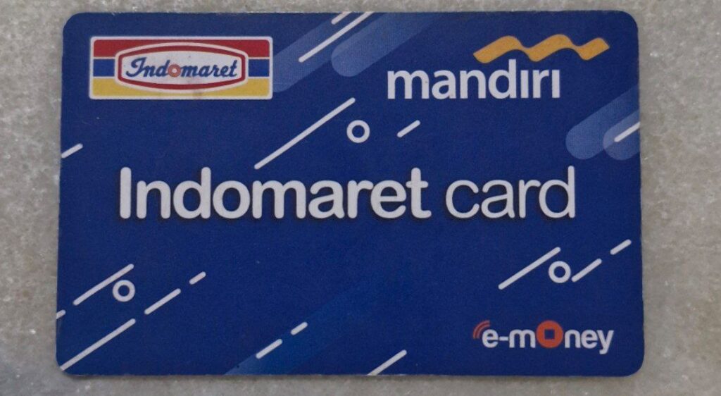 Jakarta e-money card used for public transportation