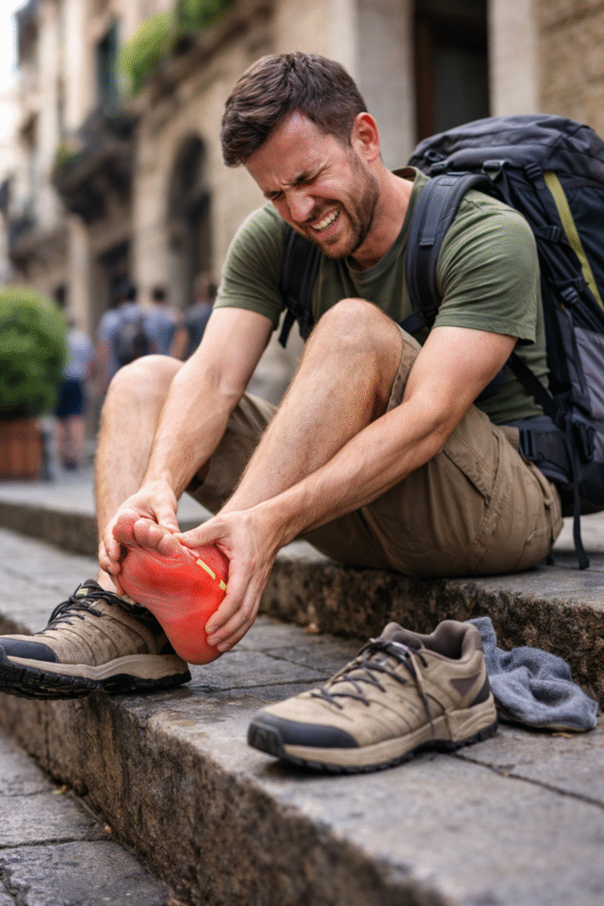 heel pain while traveling plantar fasciitis