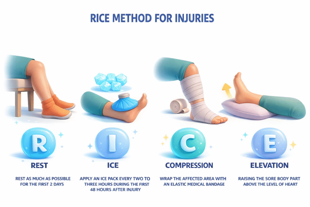 rice ice compression elevation