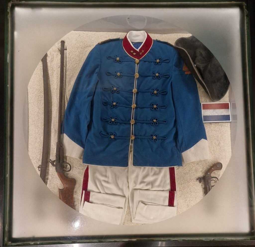 Dutch uniform during the colonial era