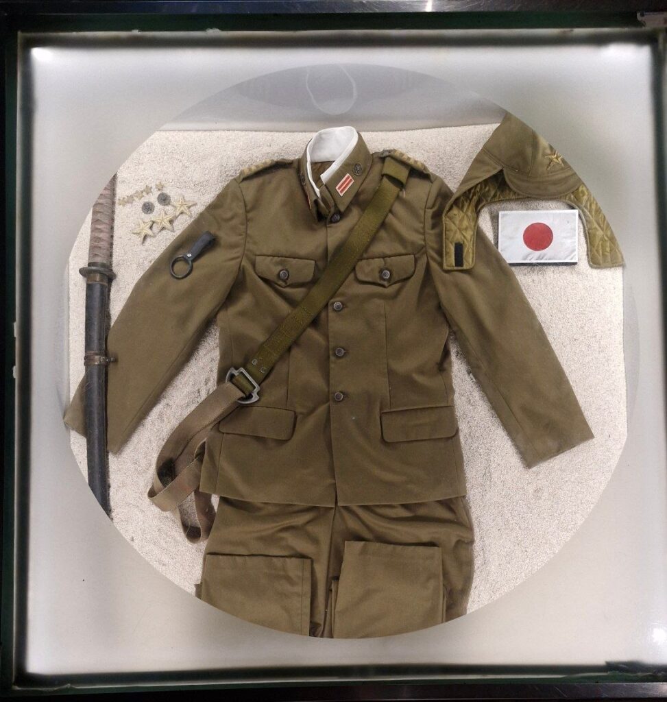 Japanese soldier uniform during the colonial era